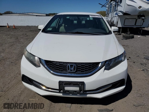 2014 Honda Civic Sedan LX with VIN 2HGFB2F57EH509316, listed as a Copart auction lot 55351175 with 180,061 mi miles and Clean Title. Bid and sale history available at carsss.com. Image 5.