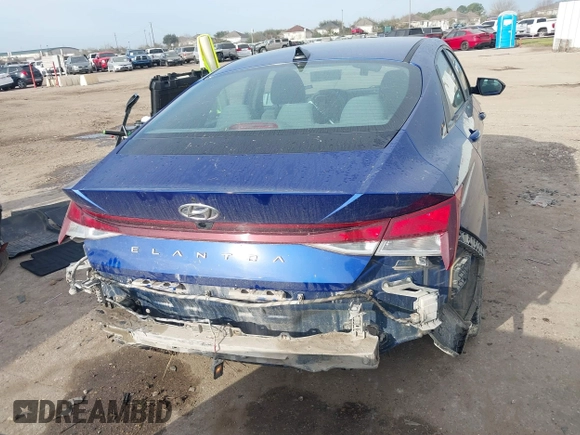 2022 Hyundai Elantra SEL with VIN 5NPLM4AG3NH076553, listed as a IAAI auction lot 41681638 with 35,344 mi miles and . Bid and sale history available at DreamBid. Image 16.