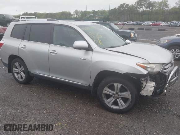 2012 Toyota Highlander Limited with VIN 5TDDK3EH1CS157629, listed as a IAAI auction lot 42157367 with 50,902 mi miles and . Bid and sale history available at DreamBid. Image 1.