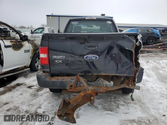 2009 Ford F-150 STX with VIN 1FTRF04W49KB36525, listed as a Copart auction lot 47117575 with 106,291 mi miles and Salvage title. Bid and sale history available at DreamBid. Image 6.