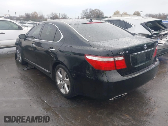 2007 Lexus LS 460 with VIN JTHBL46F675019182, listed as a IAAI auction lot 41024763 with 244,278 mi miles. Bid and sale history available at carsss.com. Image 3.