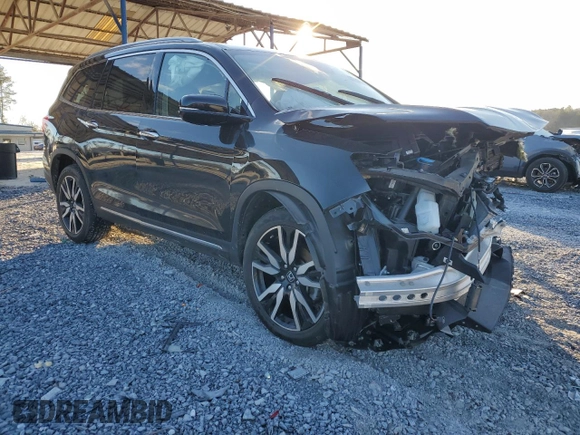 2020 Honda Pilot Touring 8-Passenger with VIN 5FNYF6H96LB012456, listed as a Copart auction lot 87736855 with 43,147 mi miles and Salvage Title. Bid and sale history available at DreamBid. Image 4.