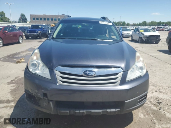 2012 Subaru Outback 2.5i z VIN 4S4BRCAC1C1247255, wystawiony jako Copart lot #60322045 z przebiegiem 182 627 mil mil oraz Szkoda całkowita • Salvage title. Historia ofert i sprzedaży dostępna na DreamBid. Obrazek 5.