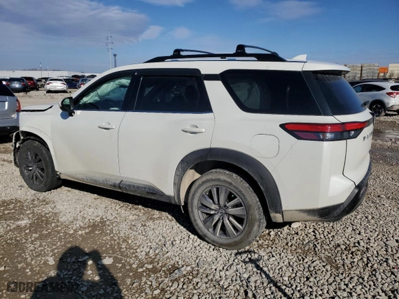 2022 Nissan Pathfinder SV with VIN 5N1DR3BC5NC248634, listed as a Copart auction lot 46756365 with 21,519 mi miles and Salvage Title. Bid and sale history available at carsss.com. Image 2.