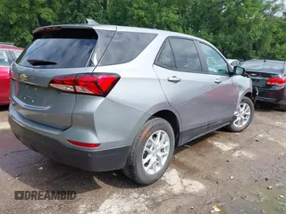 2024 Chevrolet Equinox LS with VIN 3GNAXHEG2RL145066, listed as a IAAI auction lot 42438745 with 12,367 mi miles and . Bid and sale history available at DreamBid. Image 4.
