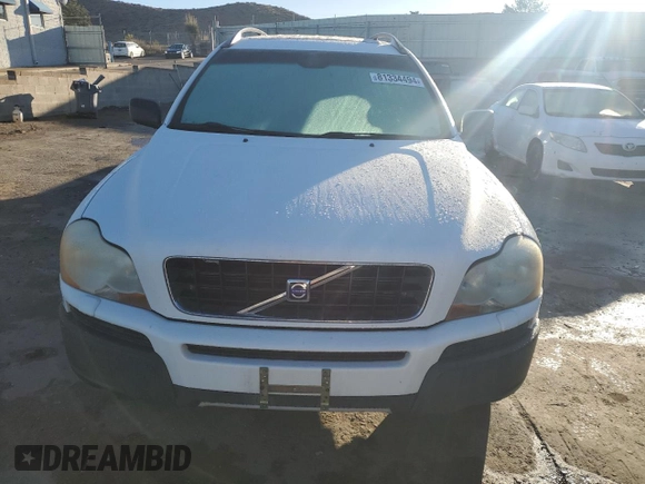2005 Volvo XC90 with VIN YV1CZ911351192475, listed as a Copart auction lot 81334494 with 118,540 mi miles and Salvage Title. Bid and sale history available at carsss.com. Image 5.