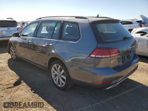 2019 Volkswagen Golf SportWagen S with VIN 3VWY57AU9KM513100, listed as a Copart auction lot 69952554 with 49,031 mi miles and Salvage Title. Bid and sale history available at carsss.com. Image 2.