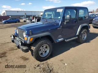 2004 Jeep Wrangler Sport with VIN 1J4FA49S64P755860, listed as a Copart auction lot 46812015 with 221,973 mi miles and Clean Title. Bid and sale history available at carsss.com. Image 1.