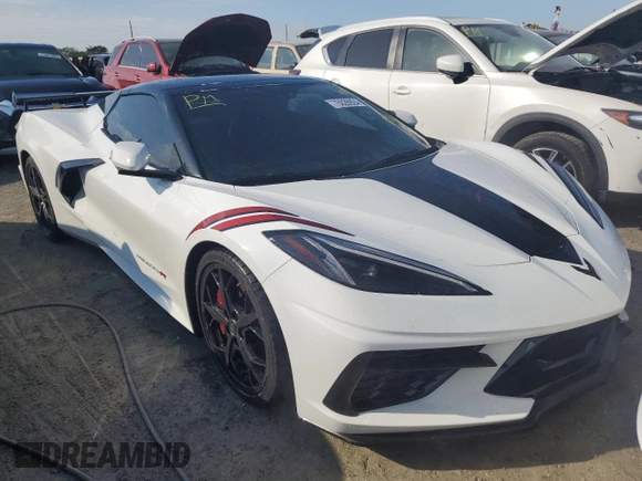 2022 Chevrolet Corvette 3LT with VIN 1G1YC3D47N5103489, listed as a Copart auction lot 75026924 with 0 mi miles and Non Repairable. Bid and sale history available at carsss.com. Image 4.