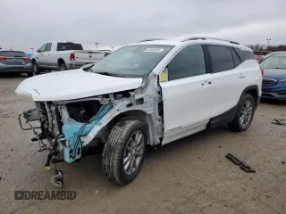 2023 GMC Terrain SLT with VIN 3GKALVEG8PL110407, listed as a Copart auction lot 43242825 with 46,156 mi miles and Salvage Title. Bid and sale history available at carsss.com. Image 1.