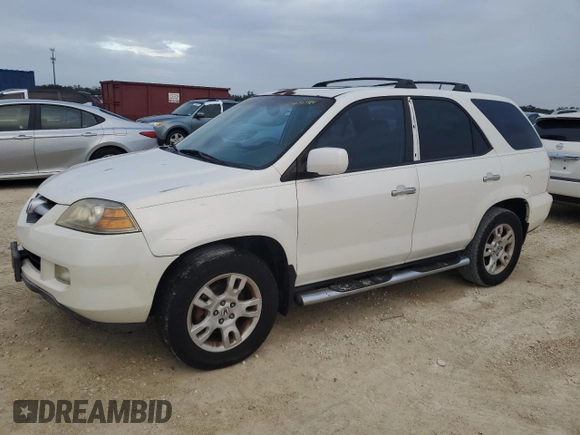 2006 Acura MDX Touring w/Navi with VIN 2HNYD18816H516910, listed as a Copart auction lot 76055544 with 118,244 mi miles and Salvage Title. Bid and sale history available at carsss.com. Image 1.
