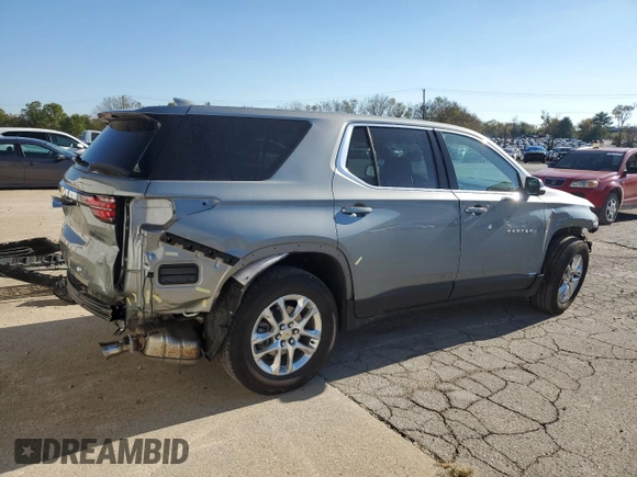 2023 Chevrolet Traverse LS with VIN 1GNEVLKW0PJ200334, listed as a Copart auction lot 76486454 with 28,756 mi miles and Salvage Title. Bid and sale history available at carsss.com. Image 3.