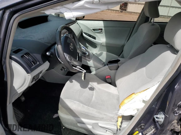 2013 Toyota Prius One with VIN JTDKN3DU9D1644847, listed as a Copart auction lot 52361185 with 129,297 mi miles and Salvage Title. Bid and sale history available at carsss.com. Image 7.