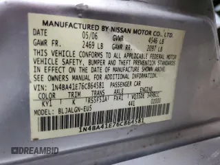 2006 Nissan Maxima 3.5 SE with VIN 1N4BA41E76C864581, listed as a Copart auction lot 46481935 with 244,446 mi miles and Salvage Title. Bid and sale history available at carsss.com. Image 13.