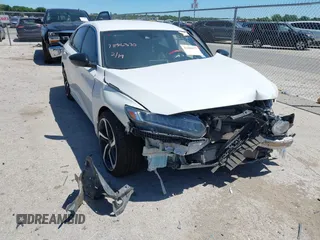 2021 Honda Accord Sport with VIN 1HGCV1F32MA097936, listed as a IAAI auction lot 42080857 with 29,037 mi miles and . Bid and sale history available at DreamBid. Image 1.