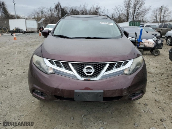 2014 Nissan Murano SL with VIN JN8AZ1MU4EW406286, listed as a Copart auction lot 46059485 with 89,633 mi miles and Salvage Title. Bid and sale history available at carsss.com. Image 5.
