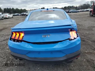 2024 Ford Mustang GT with VIN 1FA6P8CF7R5435012, listed as a Copart auction lot 49123195 with 3,207 mi miles and Salvage title. Bid and sale history available at DreamBid. Image 6.
