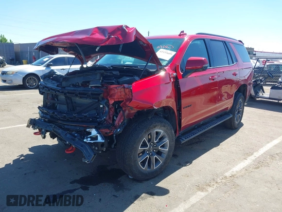2023 Chevrolet Tahoe Z71 with VIN 1GNSKPKL1PR552686, listed as a IAAI auction lot 42333609 with 4,549 mi miles and . Bid and sale history available at DreamBid. Image 2.