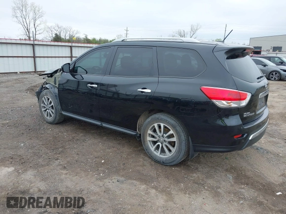 2016 Nissan Pathfinder Platinum with VIN 5N1AR2MN6GC624904, listed as a IAAI auction lot 41921662 with 77,025 mi miles. Bid and sale history available at carsss.com. Image 3.