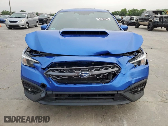 2023 Subaru WRX Premium with VIN JF1VBAH62P8807393, listed as a Copart auction lot 58950245 with 20,639 mi miles and Salvage title. Bid and sale history available at DreamBid. Image 5.