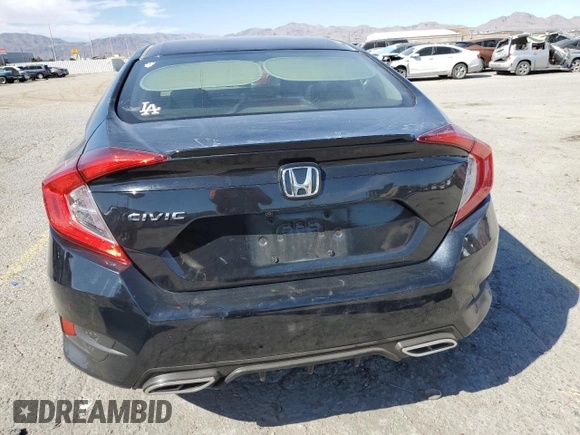 2016 Honda Civic Sedan LX with VIN 19XFC2F53GE099219, listed as a Copart auction lot 53125225 with 93,950 mi miles and Salvage Title. Bid and sale history available at carsss.com. Image 6.