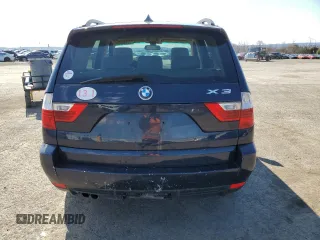 2007 BMW X3 3.0si with VIN WBXPC93417WF06801, listed as a Copart auction lot 50494215 with 160,283 mi miles and Salvage Title. Bid and sale history available at carsss.com. Image 6.