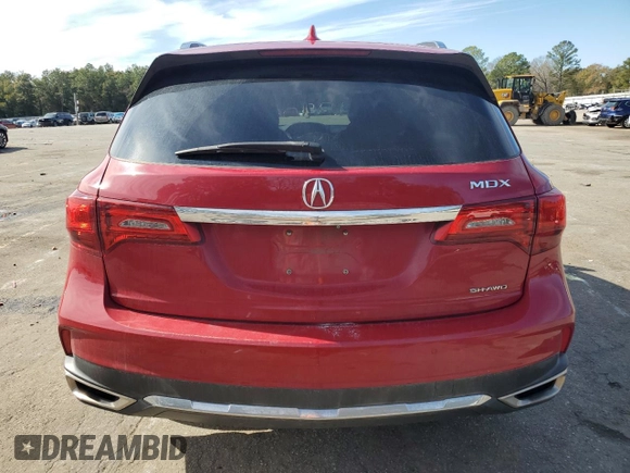 2018 Acura MDX Advance with VIN 5J8YD4H82JL002830, listed as a Copart auction lot 43667625 with 117,192 mi miles and Salvage Title. Bid and sale history available at carsss.com. Image 6.