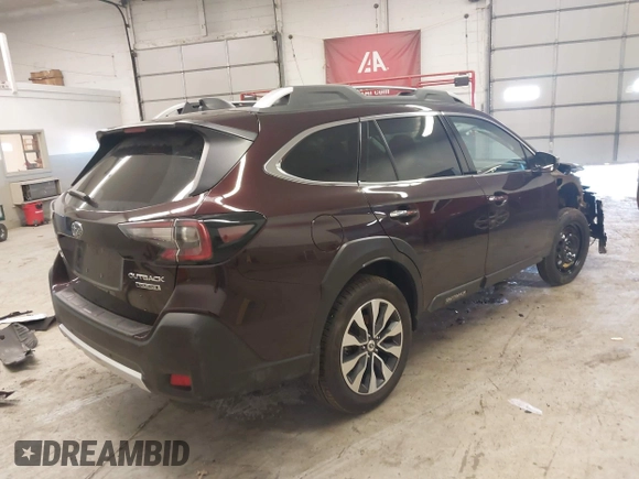 2023 Subaru Outback Touring with VIN 4S4BTAPC0P3186892, listed as a IAAI auction lot 41836331 with 18,656 mi miles and . Bid and sale history available at DreamBid. Image 4.