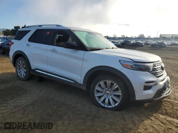 2021 Ford Explorer Limited with VIN 1FMSK8FH7MGB71674, listed as a Copart auction lot 46875445 with 66,480 mi miles and Salvage Title. Bid and sale history available at carsss.com. Image 4.
