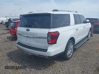 2023 Ford Expedition Max Limited with VIN 1FMJK2A85PEA40906, listed as a IAAI auction lot 42396188 with 24,753 mi miles and . Bid and sale history available at DreamBid. Image 4.