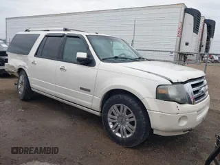 2008 Ford Expedition EL Limited with VIN 1FMFK205X8LA06664, listed as a IAAI auction lot 41258163 with 247,906 mi miles. Bid and sale history available at carsss.com. Image 1.