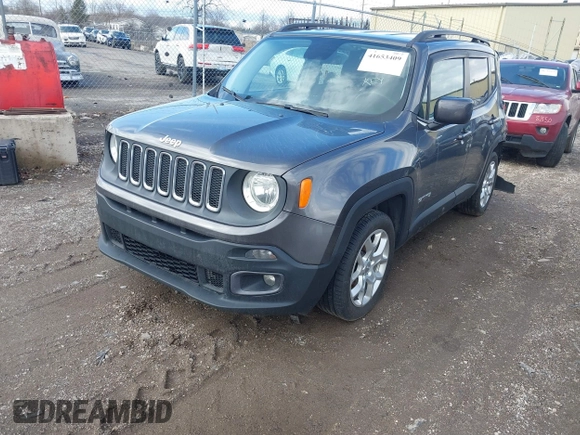 2016 Jeep Renegade Latitude with VIN ZACCJABT3GPD01423, listed as a IAAI auction lot 41653409 with 77,901 mi miles and . Bid and sale history available at carsss.com. Image 17.