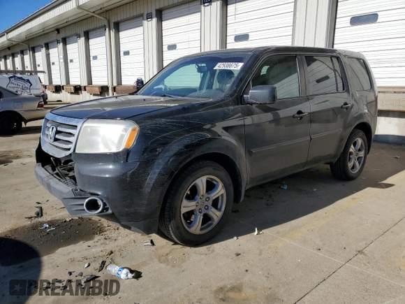 2013 Honda Pilot EX-L with VIN 5FNYF4H52DB054769, listed as a Copart auction lot 42938675 with 207,504 mi miles and Salvage Title. Bid and sale history available at DreamBid. Image 1.
