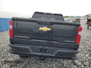 2024 Chevrolet Silverado 1500 Custom with VIN 3GCPDBEK4RG255834, listed as a Copart auction lot 52212395 with 8,945 mi miles and Salvage Title. Bid and sale history available at DreamBid. Image 6.