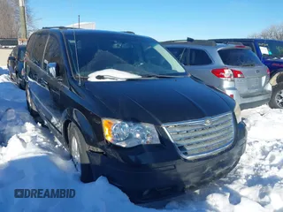 2010 Chrysler Town & Country Touring Plus with VIN 2A4RR8DX6AR387934, listed as a IAAI auction lot 41251854 with 201,575 mi miles. Bid and sale history available at carsss.com. Image 1.
