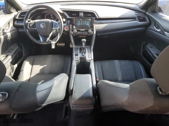 2019 Honda Civic Sedan Sport with VIN 19XFC2F84KE008123, listed as a Copart auction lot 48911895 with 112,196 mi miles and Salvage Title. Bid and sale history available at carsss.com. Image 8.