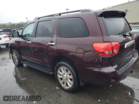 2012 Toyota Sequoia Platinum with VIN 5TDDY5G13CS071376, listed as a Copart auction lot 83657884 with 227,693 mi miles and Salvage Title. Bid and sale history available at carsss.com. Image 2.