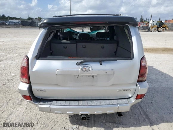 2004 Toyota 4Runner SR5 with VIN JTEZU14R048020990, listed as a Copart auction lot 51836355 with 183,582 mi miles and Salvage Title. Bid and sale history available at carsss.com. Image 6.