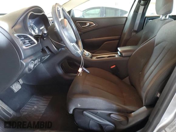 2016 Chrysler 200 LX with VIN 1C3CCCFBXGN186629, listed as a Copart auction lot 47370105 with 119,205 mi miles and Salvage Title. Bid and sale history available at carsss.com. Image 7.