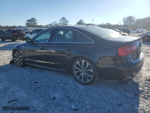 2012 Audi A6 3.0T Premium Plus with VIN WAUBGAFC4CN032238, listed as a Copart auction lot 87259234 with 111375 miles and Salvage Title. Bid and sale history available at carsss.com. Image 2.