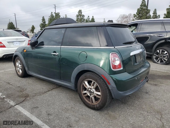 2012 MINI Cooper Hardtop with VIN WMWSU3C55CT257175, listed as a Copart auction lot 51353305 with 94,721 mi miles and Salvage Title. Bid and sale history available at carsss.com. Image 2.