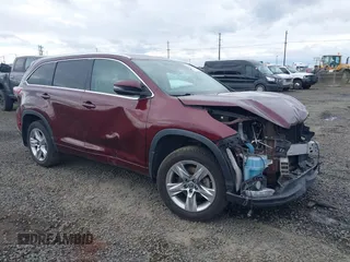 2016 Toyota Highlander Limited with VIN 5TDDKRFH6GS269107, listed as a IAAI auction lot 41866646 with 73,324 mi miles and . Bid and sale history available at DreamBid. Image 1.