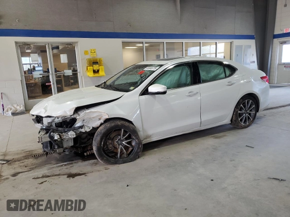 2019 Acura TLX with VIN 19UUB2F30KA000619, listed as a Copart auction lot 45849735 with 0 mi miles and Salvage Title. Bid and sale history available at carsss.com. Image 1.