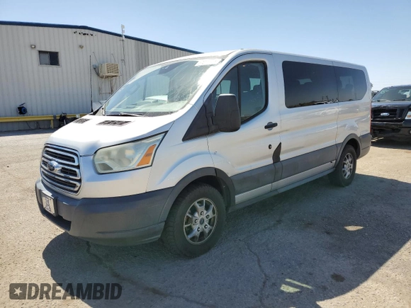 2015 Ford Transit XL with VIN 1FMZK1YMXFKB16362, listed as a Copart auction lot 57024515 with 112,665 mi miles and Salvage title. Bid and sale history available at DreamBid. Image 1.