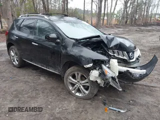 2010 Nissan Murano SL with VIN JN8AZ1MW1AW111514, listed as a IAAI auction lot 41519790 with 145,153 mi miles. Bid and sale history available at carsss.com. Image 1.
