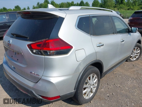 2017 Nissan Rogue S with VIN KNMAT2MV7HP552899, listed as a IAAI auction lot 42659454 with 129,620 mi miles and . Bid and sale history available at DreamBid. Image 4.