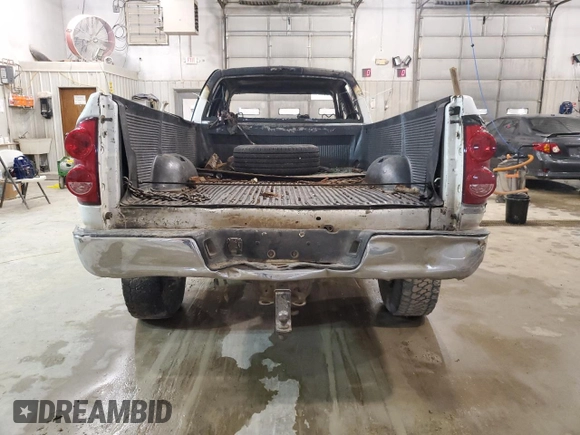 2007 Dodge Ram 2500 SLT with VIN 1D7KS28D47J583611, listed as a Copart auction lot 42685365 with 0 mi miles and Salvage Title. Bid and sale history available at carsss.com. Image 6.