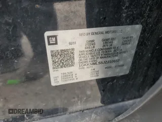2018 GMC Acadia SLT with VIN 1GKKNMLS5JZ210657, listed as a Copart auction lot 52090845 with 87,971 mi miles and Clean title. Bid and sale history available at DreamBid. Image 13.