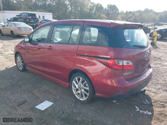 2013 Mazda Mazda5 Grand Touring with VIN JM1CW2DL1D0160213, listed as a IAAI auction lot 40787273 with 130,589 mi miles. Bid and sale history available at carsss.com. Image 3.