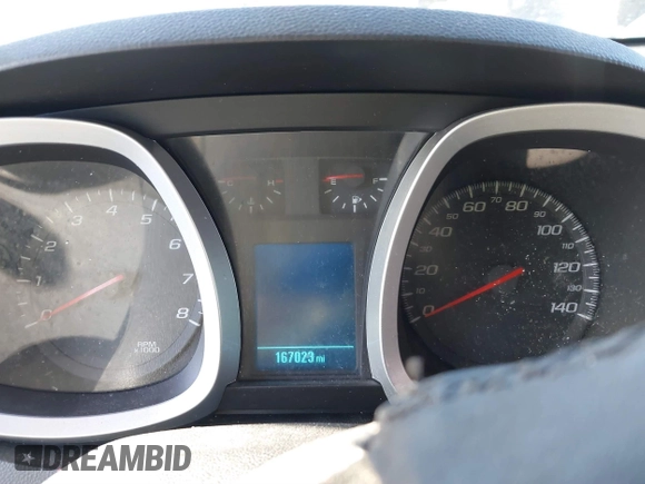2015 Chevrolet Equinox LT with VIN 1GNALBEK2FZ135588, listed as a IAAI auction lot 41883968 with 167,023 mi miles. Bid and sale history available at carsss.com. Image 7.